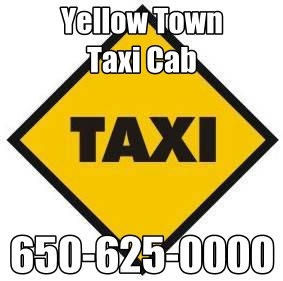 Yellow Town Taxi Cab